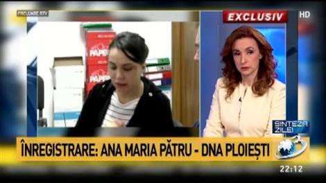 Ana Maria Pătru, față &icirc;n față cu Onea