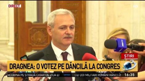 Congres PSD. Liviu Dragnea: Viorica Dăncilă m-a informat că a luat decizia să candideze. Eu o susţin fără niciun fel de ezitare