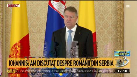 Președintele Serbiei, primit de Klaus Iohannis la Palatul Cotroceni