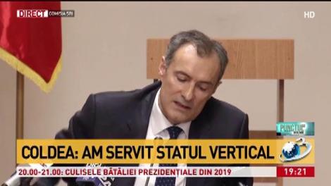 Audiere a lui Coldea în Parlament. "Am făcut din SRI o instituție modernă"