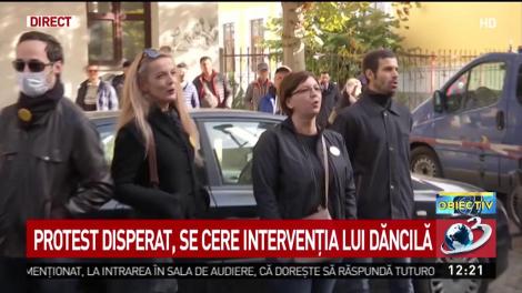 Protest spontan la termocentrala Mintia. Oamenii vor să discute cu Viorica Dăncilă