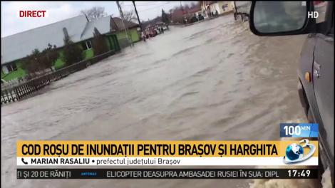 Avertisment de ultimă oră de la hidrologi! Județele Harghita și Brașov, afectate