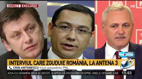 Crin Antonescu: „Victor Ponta mi-a spus că a negociat cu Băsescu numirea lui Kovesi”