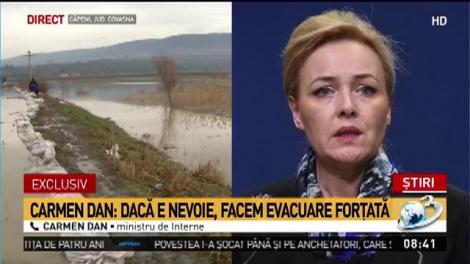 Ministrul de Interne: Dacă e nevoie, facem evacuare forțară
