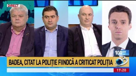 Mircea Badea, audiat pentru că a criticat Poliția