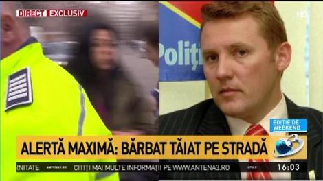 Scene șocante &icirc;n Capitală! Un pensionar i-a tăiat venele unui bărbat cu un cutter