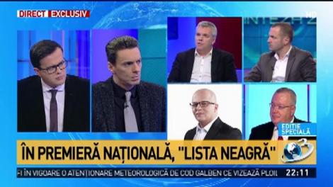 Premieră națională, &rdquo;lista neagră&rdquo;