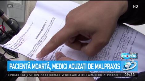 O femeie de 46 de ani a murit &icirc;n condiții suspecte la un spital din T&acirc;rgu-Jiu. Medicii sunt acuzați de malpraxis