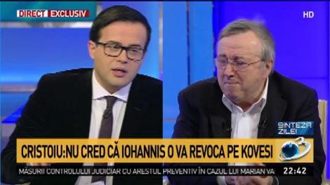 Ion Cristoiu: &bdquo;Ghiță va arăta filmul cu Kovesi din cramă, dar Iohannis nu o va revoca&rdquo;