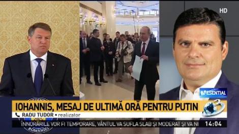 Mesajul lui Klaus Iohannis pentru Vladimir Putin după câștigarea alegerilor