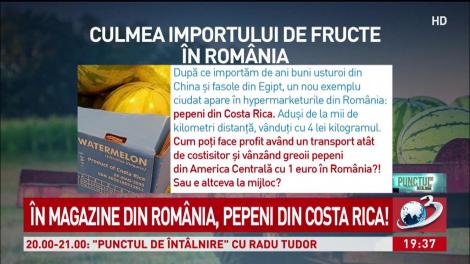 Culmea importului de fructe &icirc;n Rom&acirc;nia