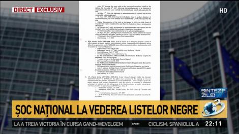 Noi &bdquo;liste neagre&rdquo;, &icirc;n premieră națională