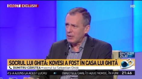 Socrul lui Sebastian Ghiță a reconfirmat: &bdquo;Kovesi a fost &icirc;n casa ginerelui meu&rdquo;