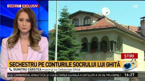 Sechestru pe conturile socrului lui Sebastian Ghiță