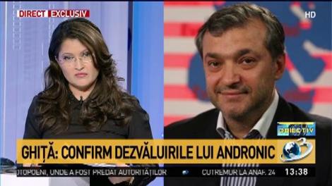 Dan Andronic, despre George Maior: Avea&nbsp;o atitudine extrem de agresivă