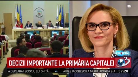 Decizii importante la Primăria Capitalei