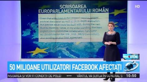 Scandalul Facebook, &icirc;n Parlamentul European. Un europarlamentar rom&acirc;n cere comisie de anchetă