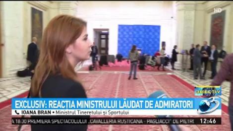 Reacția ministrului Ioana Bran, după &rdquo;laudele admiratorilor&rdquo;