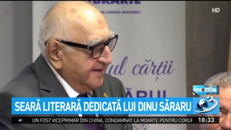 Seară literară dedicată lui Dinu Săraru