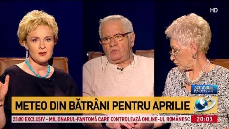Mihai Voropchieci, meteo din bătr&acirc;ni pentru luna aprilie