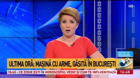 Mașină cu arme, găsită &icirc;n centrul Bucureștiului