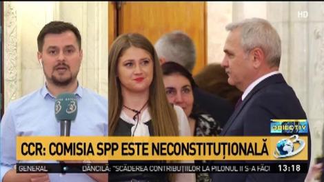 CCR: Comisia SPP este necunostituțională