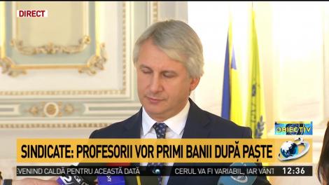 Haos cu salariile bugetarilor &icirc;nainte de Paște. Declarațiile ministrului de Finanțe, Eugen Teodorovici