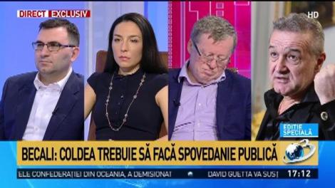 Becali: Coldea trebuie să se spovedească public