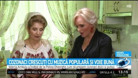 Cozonaci făcuți de Valeria Arnăutu și Polina Gheorghe