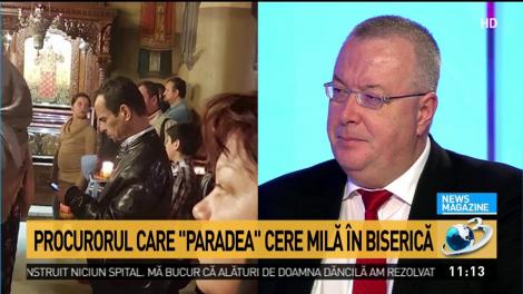 Procurorul care &rdquo;paradea&rdquo; cere milă &icirc;n biserică