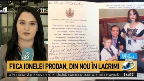 Anamaria Prodan, din nou &icirc;n lacrimi. Ce scrisoare a primit fiica Ionelei Prodan