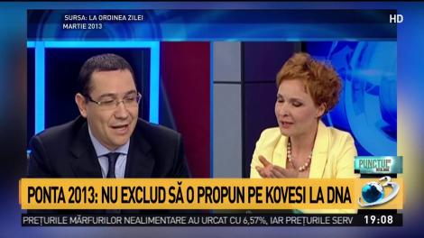 Victor Ponta, declarații despre Laura Codruța Kovesi, pe vremea c&acirc;nd era premier: &rdquo;Kovesi e propusă pentru funcția de procuror-șef DNA. Diferența &icirc;ntre ea și Morar e mare&rdquo;