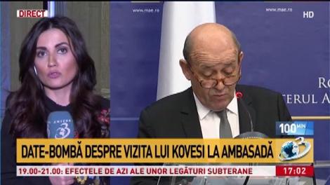 Informații uluitoare despre &icirc;nt&acirc;lnirea dintre Kovesi și ministrul de Externe al Franței