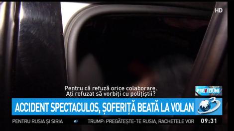 Fosta iubită a fiului lui Radu Mazăre a intrat cu mașina &icirc;ntr-un copac, pe Șoseaua Pipera