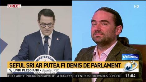 Propunere șoc făcută de Liviu Pleșoianu! Șeful SRI ar putea fi schimbat de Parlament