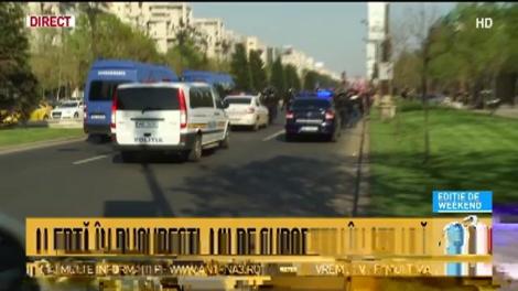 Alertă &icirc;n București. Mii de suporteri au ieșit &icirc;n stradă