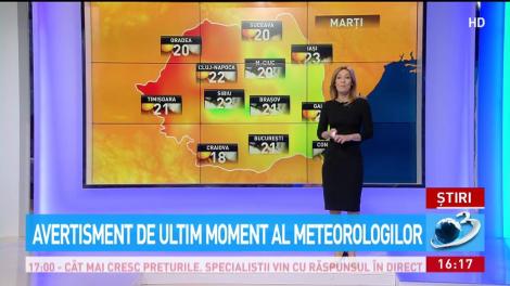 Vremea se schimbă radical în următoarele zile. Anunțul meteorologilor