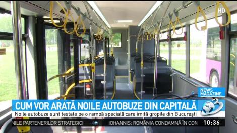 Cum arată noile autobuze care vor circula &icirc;n București