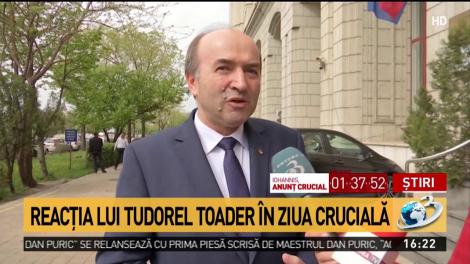 Ministrul Tudorel Toader, despre anunțul lui Klaus Iohannis