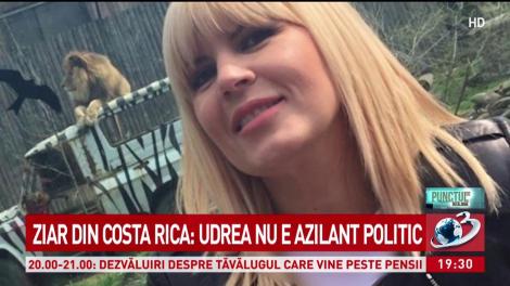 Ziar din Costa Rica: Elena Udrea nu e azilant politic