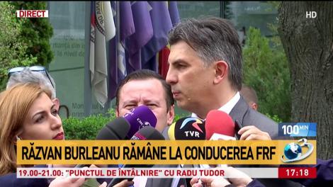 Răzvan Burleanu rămâne la conducerea FRF. Prima declarație a lui Ionuț Lupescu: Am simțit că trebuie să ajut oamenii din fotbal