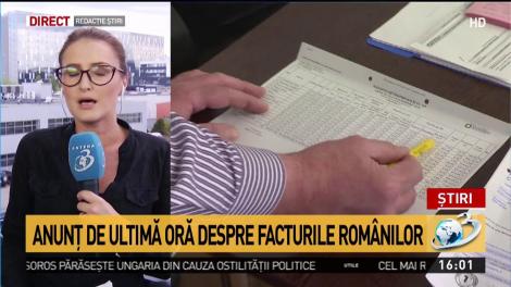 Anunț de ultimă oră despre facturile rom&acirc;nilor. C&acirc;nd scad tarifele pentru curentul electric