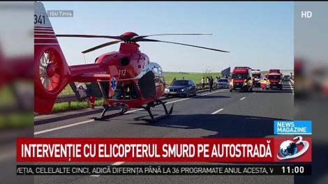 Accident grav pe Autostrada Timişoara-Arad. O persoană a murit, iar alte patru au fost rănite