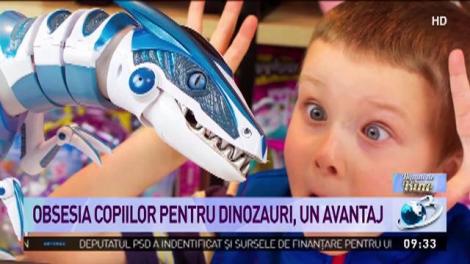 Obsesia copiilor pentru dinozauri, un avantaj