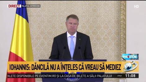 Iohannis cere demisia lui Dăncilă