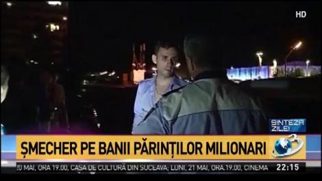 Șmecher pe banii părinților milionari. Cine este t&acirc;nărul care se lăuda cu banii părinților la TV?
