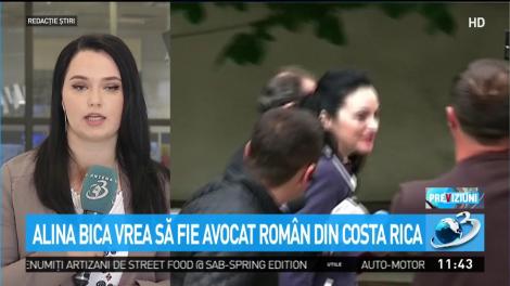 Alina Bica vrea să fie avocat rom&acirc;n din Costa Rica