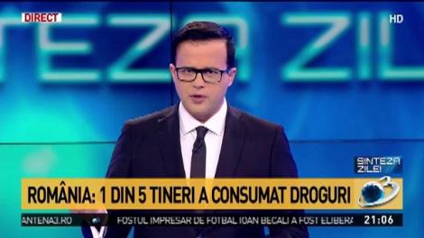 Unul din cinci tineri consumă droguri