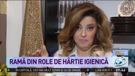 Ramă din role de h&acirc;rtie igienică