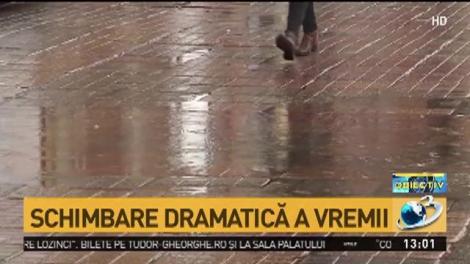 Vremea o ia razna la început de mai! Meteorologii ne avertizează: vom avea un sfârșit de săptămână cu frig și ploi